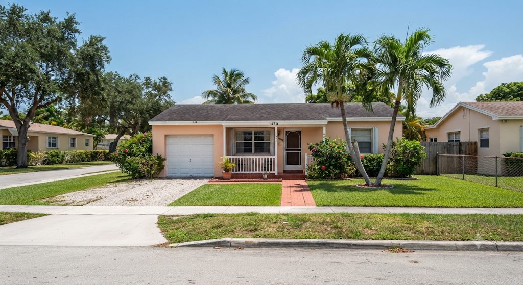 Single-family home in South Florida